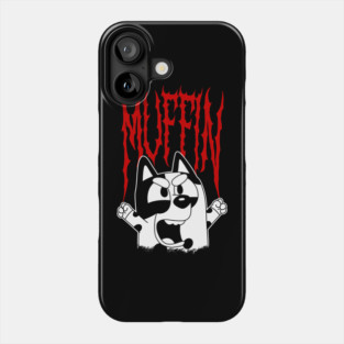 Bluey Muffin Metal Phone Case