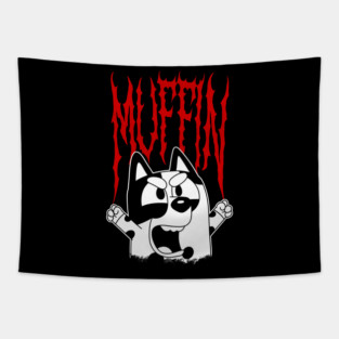 Bluey Muffin Metal Tapestry