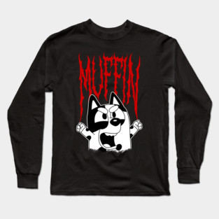 Bluey Muffin Metal Long Sleeve T-Shirt