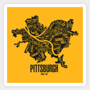 Pittsburgh Neighborhoods Magnet
