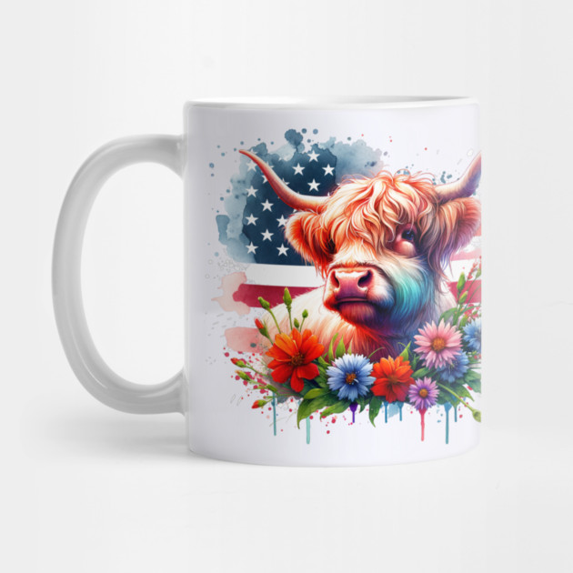 Patriotic 4th of July Cow by HolidayBug