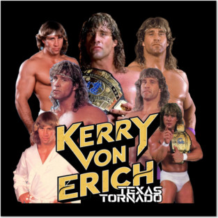 Kerry Von Erich The Texas Tornado Posters and Art