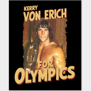 Kerry Von Erich For Olympics - Olympics 80s Posters and Art