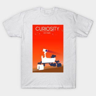 Curiosity on Mars T-Shirt
