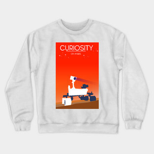 Curiosity on Mars Crewneck Sweatshirt