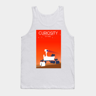 Curiosity on Mars Tank Top