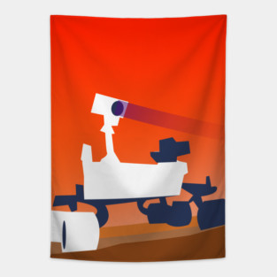 Curiosity on Mars Tapestry