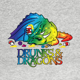 Drunks & Dragons - Pride Version T-Shirt