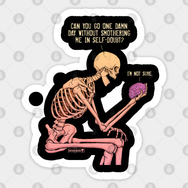 Doubt It Sticker by Tommy Devoid