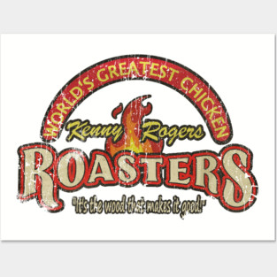 Kenny Rogers Roasters // Vintage Posters and Art
