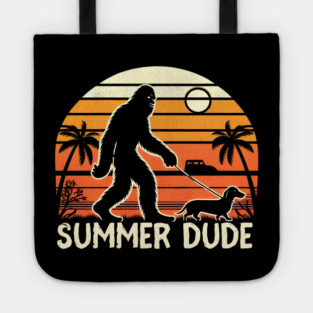 Summer Dude - Bigfoot Beach Sunset Tote