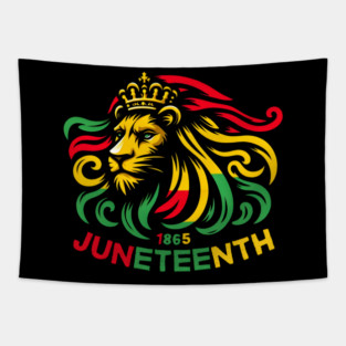 Celebrate Juneteenth with a Reggae Lion Tapestry