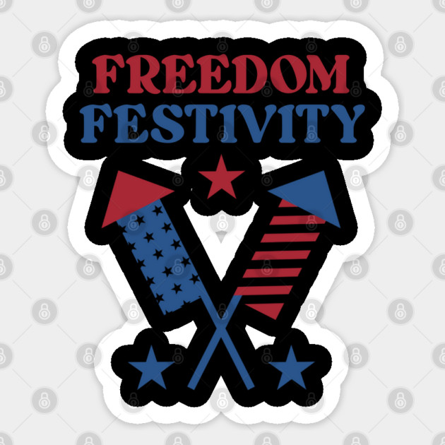 Freedom Festivity Sticker by TurnEffect