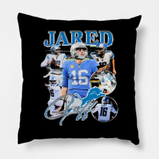 Jared Goff Vintage Bootleg Pillow