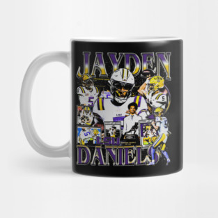 Jayden Daniels College Vintage Bootleg Mug