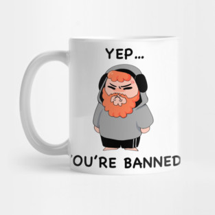 caseoh you’re banned Mug