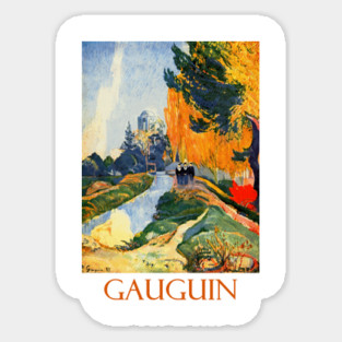 Les Alyscamps by Paul Gauguin Sticker