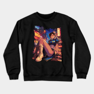chun li Crewneck Sweatshirt