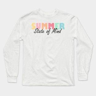 Summer State Of Mind Retro Long Sleeve T-Shirt