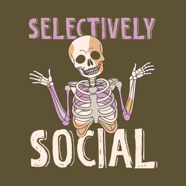 Selectively Social Skeleton by The WYLD Tribe