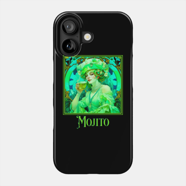Art Nouveau Mojito Phone Case by HolidayBug