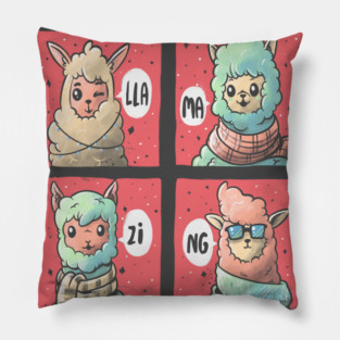 Llamazing - Cute Llama Gift Pillow