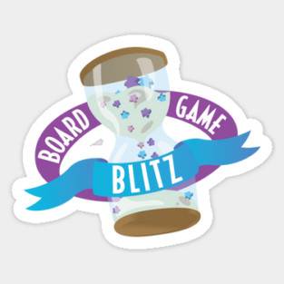 Board Game Blitz Logo Sticker