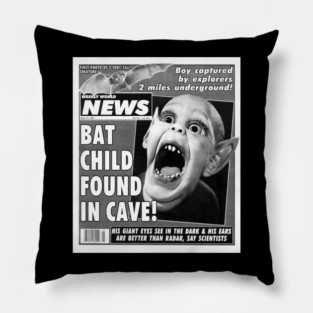 Bat Boy Cover Pillow