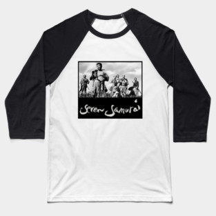 Seven Samurai Vintage Retro Baseball T-Shirt