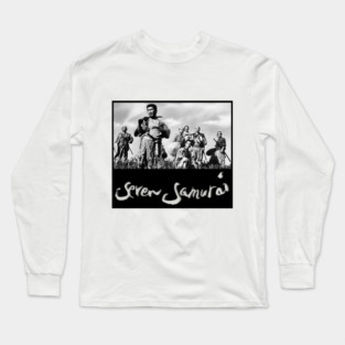 Seven Samurai Vintage Retro Long Sleeve T-Shirt