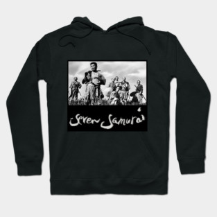 Seven Samurai Vintage Retro Hoodie
