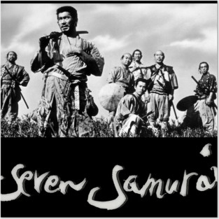 Seven Samurai Vintage Retro Posters and Art
