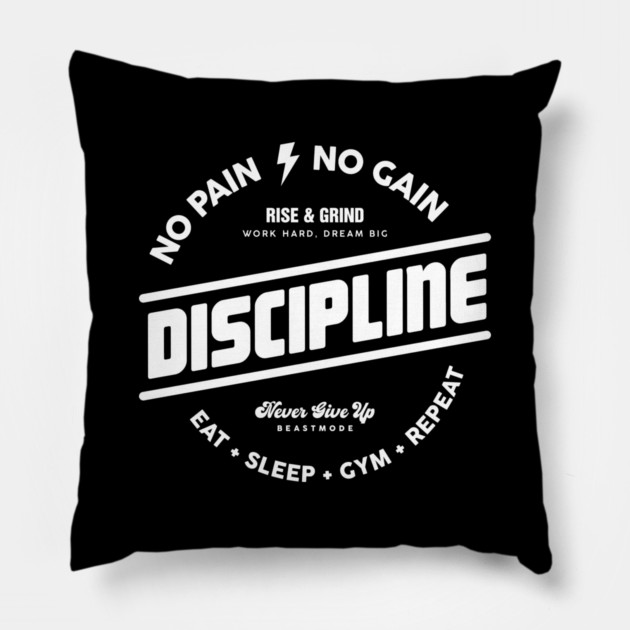 DISCIPLINE Pillow by artslaves