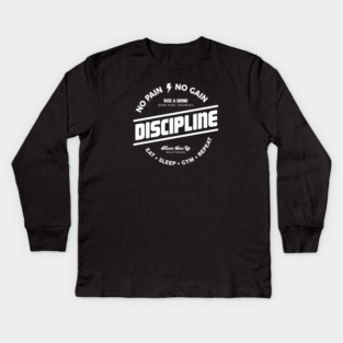 DISCIPLINE Kids Long Sleeve T-Shirt