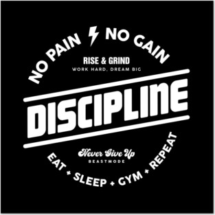 DISCIPLINE Posters and Art