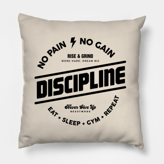 DISCIPLINE Pillow by artslaves