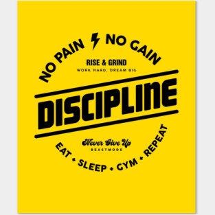 DISCIPLINE Posters and Art