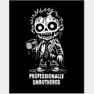 PROFESSIONALLY UNBOTHERED Posters and Art