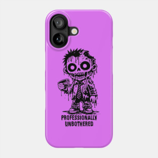 PROFESSIONALLY UNBOTHERED Phone Case