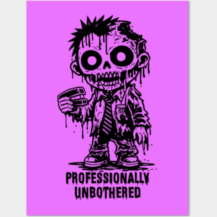 PROFESSIONALLY UNBOTHERED Posters and Art
