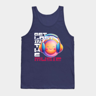 get lost in the music Tank Top