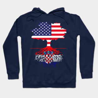 American Grown Croatian Roots Hoodie