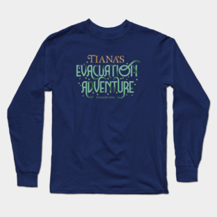 Tiana's Evacuation Adventure Long Sleeve T-Shirt