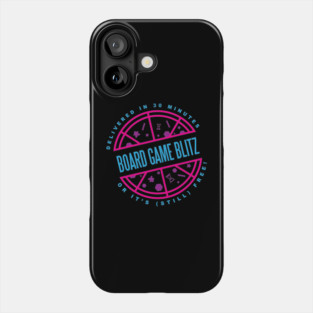 Retro Board Game Blitz Pizza Logo Phone Case