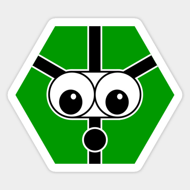 Hexy (18xx.games mascot) Sticker by Board Game Blitz