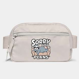 Sorry Got Plans Sloth Procrastination Bag