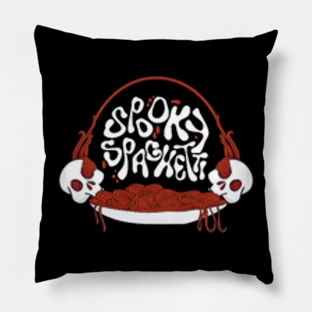 Spooky Spaghetti Pillow by Jim and Them