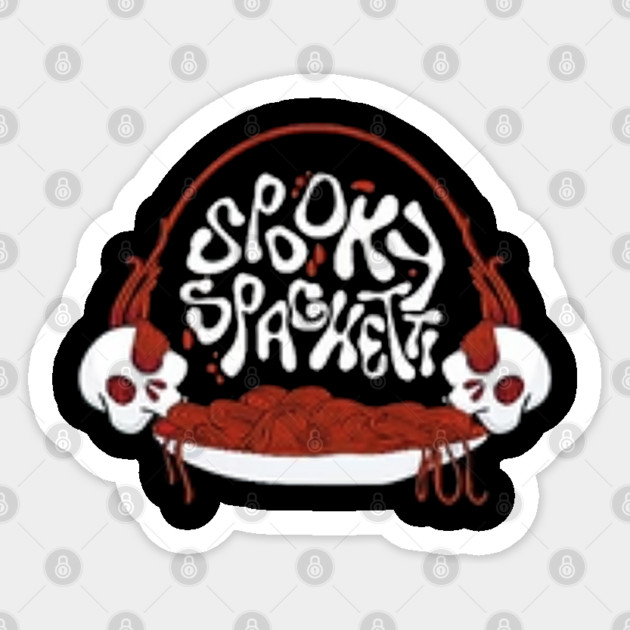 Spooky Spaghetti Sticker by Jim and Them