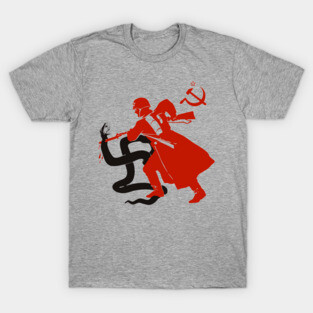 Death To The Fascist Beast - Soviet Propaganda T-Shirt