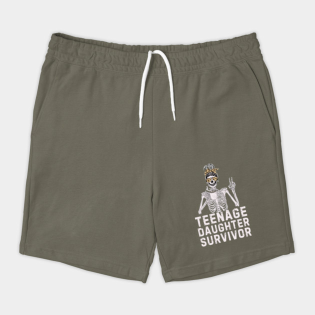 Skeleton Messy Bun Teenage Daughter Survivor Mom by The WYLD Tribe